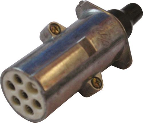 Aluminium 7 Pin Trailer Plug 24V