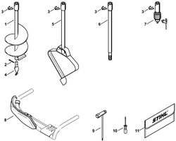 Spiral Earth Auger Bit 150mm