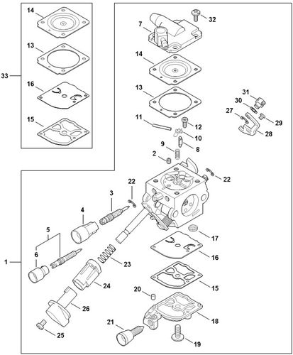 Stihl BR430 Carburettor  4244/11
