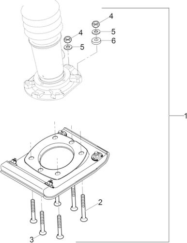 Wacker BS50-4As Ramming Shoe Kit 203mm Plastic