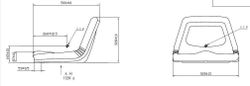 P2 Dumper Pan Seat (HTL0146)