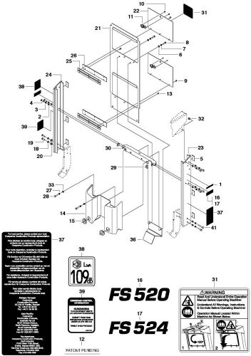 Husqvarna FS520 & FS524 Toolbox 20 & 24Hp