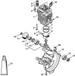 Cylinder And Piston HL100