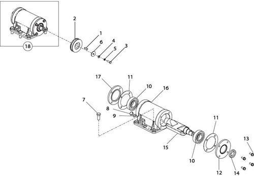 Belle PCLX 320S Vibrator Unit