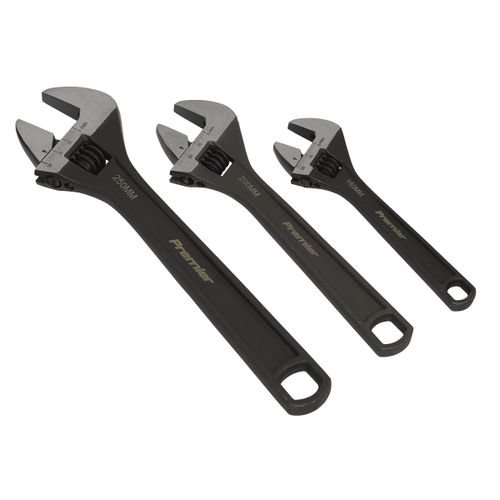 Adjustable Wrench Set 150, 200 & 250mm 3Pc | Sealey Premier