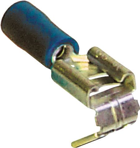 Blue Piggy Back Crimp Terminal 6.3mm Tab