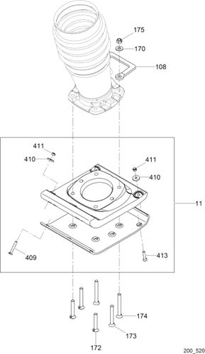 Wacker BS60-4as Ramming Shoe Kit 280mm