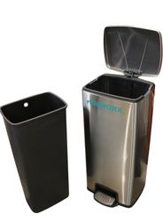 Stainless Steel Flip Top Bin