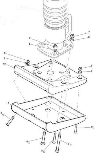 X24-Foot Plate 290mm