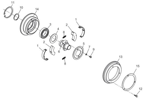 Wacker Neuson DPU3050H Centrifugal Clutch