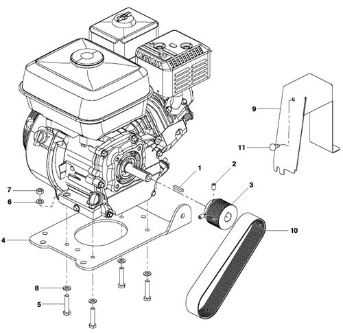 Husqvarna FS305 Engine