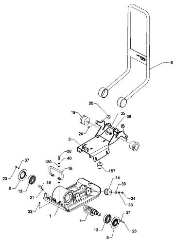 Wacker VP1030A Baseplate