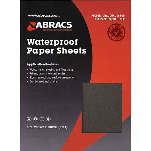 Wet & Dry Paper - 120 Grit | Pack Of 25