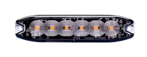 LED 6 Module Low Profile Amber 19 Flash Pattern Lamp