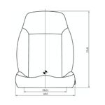 MGV25 C5 Suspension Seat c/w Arm Rest & Seat Belts (HTL0043)