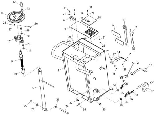 Belle Ranger 450 Tank Assy