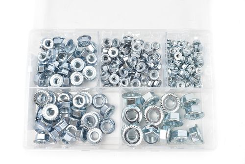 Metric Serrated Flange Nuts M5-M12 | Assortment Box Of 225