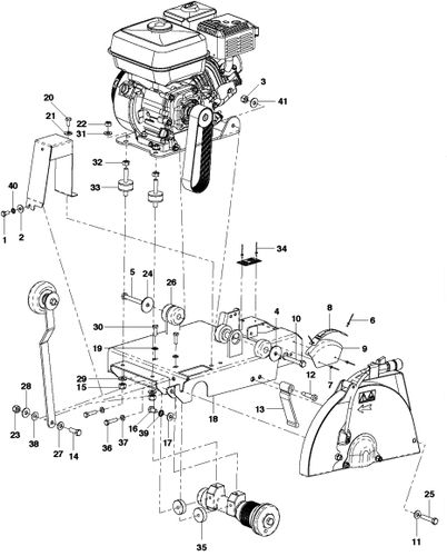 Husqvarna FS305 Cutting Bridge