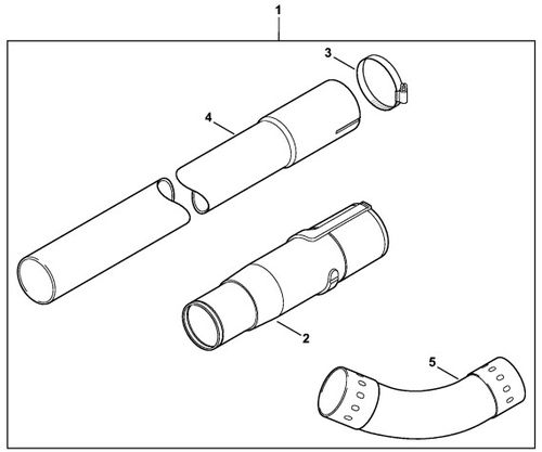 Stihl BG55 Gutter Cleaning Parts
