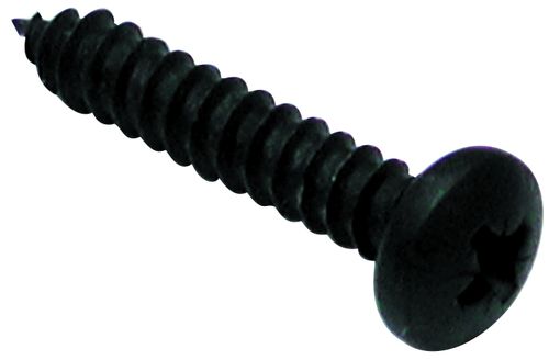 S/Tap Black Screw Pzd Pan 10X1"
