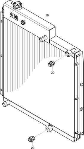 XAS68KD Cooler Assembly 1638138481-01