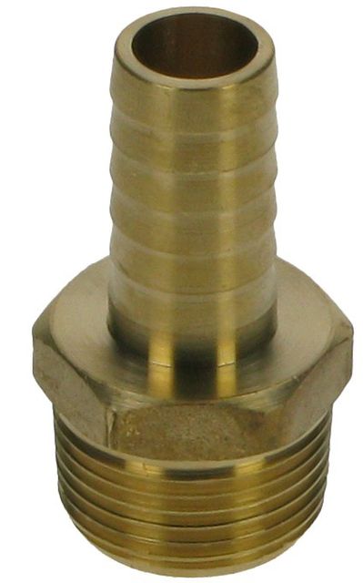 thumbnail image 2 of Brass 3/4 Inch Male BSP Thread To 1 Inch Hose Tail Fitting – L&S Engineers 2 of 6