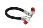 Thwaites 5-9 Tonne Swivel Ram Left Hand Hose OEM Number: T100188