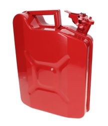 10Ltr Red Steel Jerry Can
