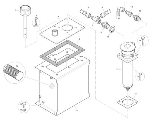 New Mecalac MBR71 Hd Hydraulic Tank