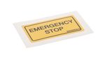 Decal Emergency Stop