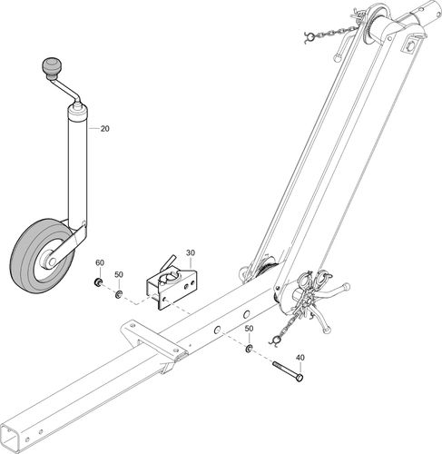 XAS48KD Jockey Wheel 1611814531-00