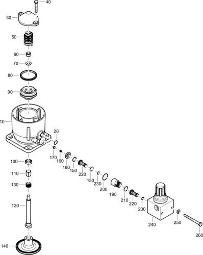 XAS68KD Unloader Assembly 1638123180-01