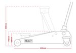 3 Tonne Trolley Jack Diagram (HLS0326)