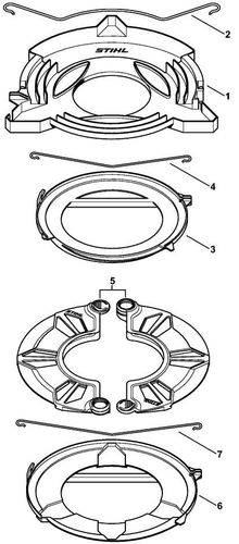 Stihl FS100 Transport Guard Parts