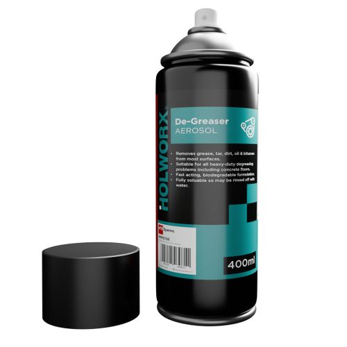 Holworx De-Greaser 400ml – Industrial Degreasing & Solvent Aerosol