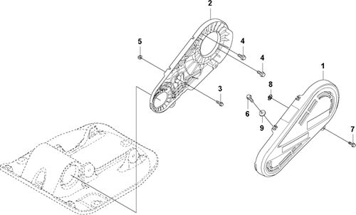 Husqvarna LF130 LT Hatz Belt Guard